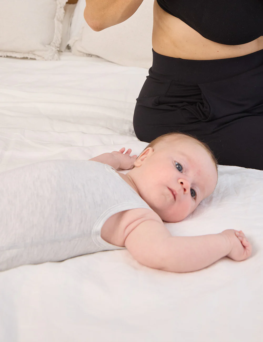 Baby Bodysuit - Heather Grey - Image 4