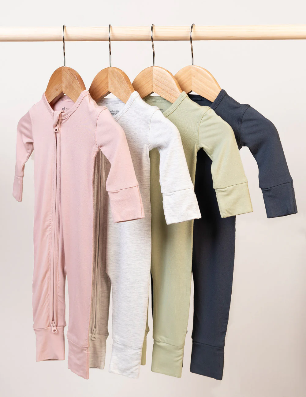 Baby Long Sleeve Romper - Dusty Pink - Image 14