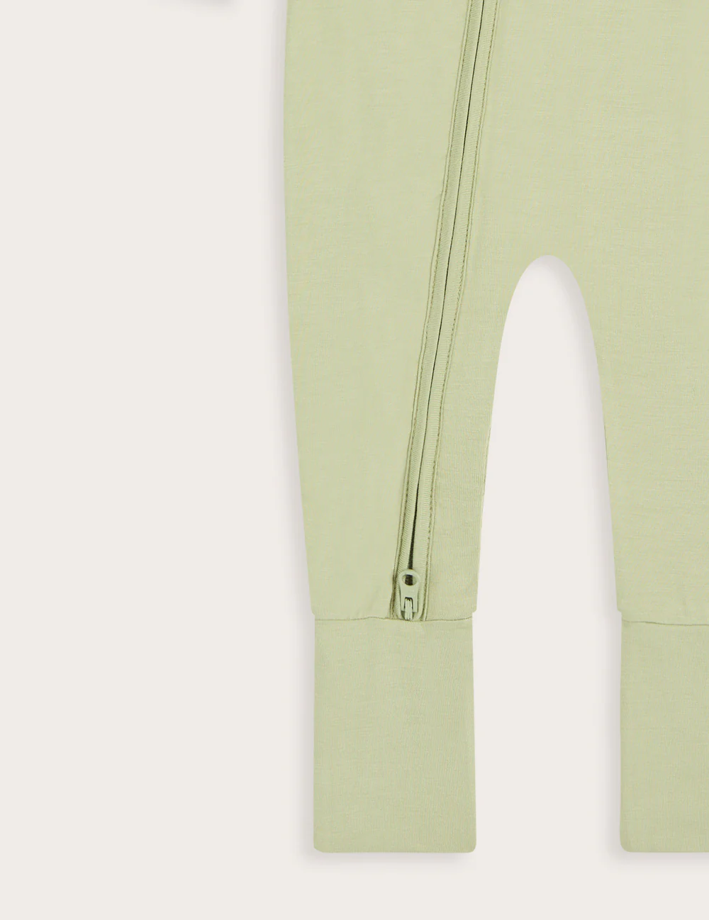 Baby Long Sleeve Romper - Sage - Image 4