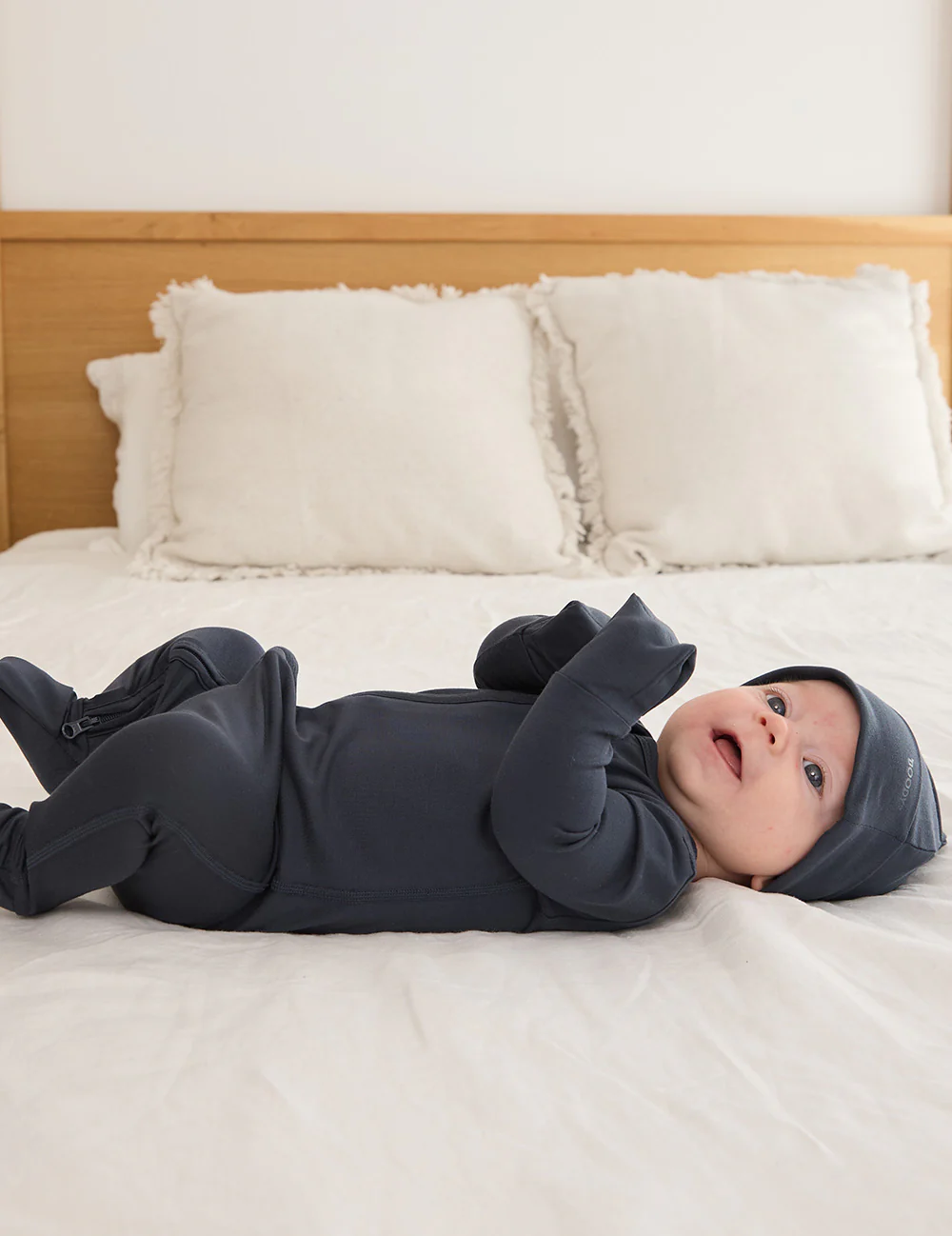 Baby Long Sleeve Romper - Storm - Image 6