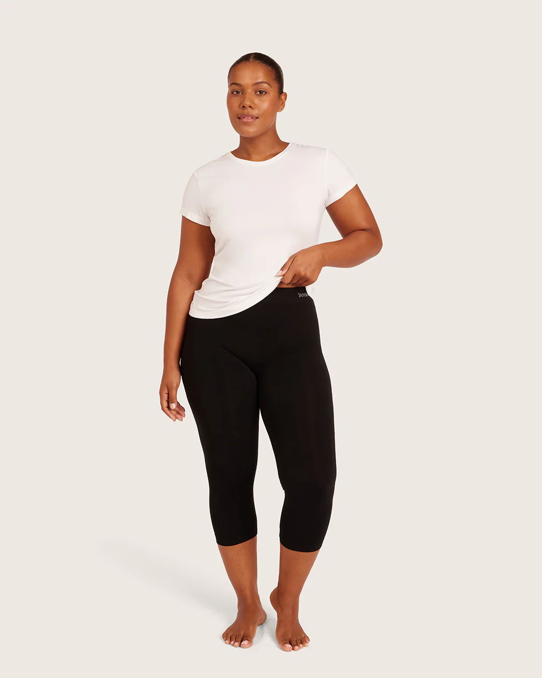 Base Layer 3/4 Leggings - Black - Image 13