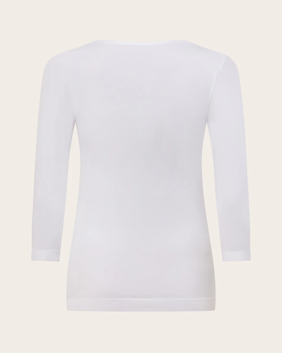Base Layer 3/4 Sleeve Top - White - Image 10