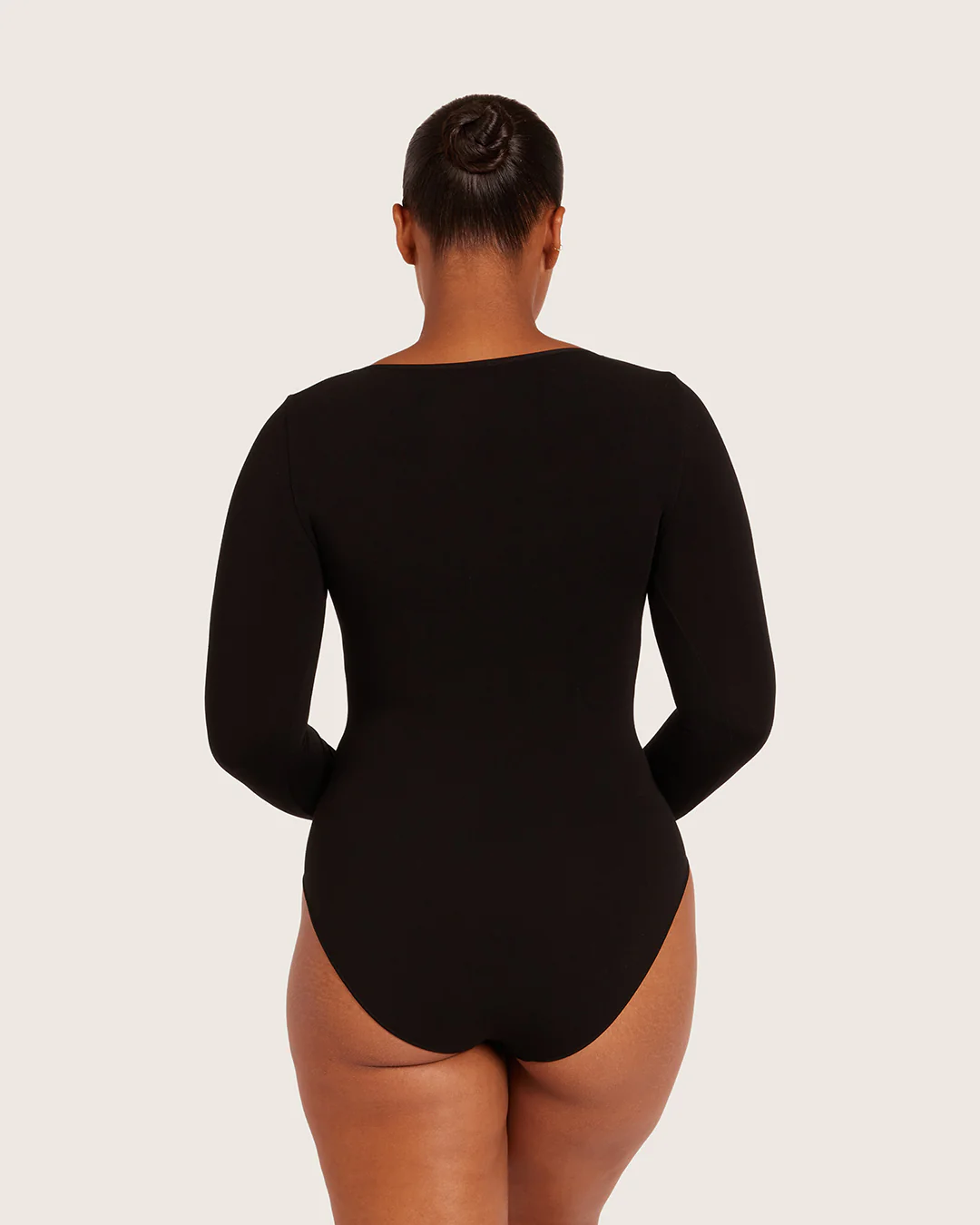 Base Layer Long Sleeve Bodysuit - Black - Image 8