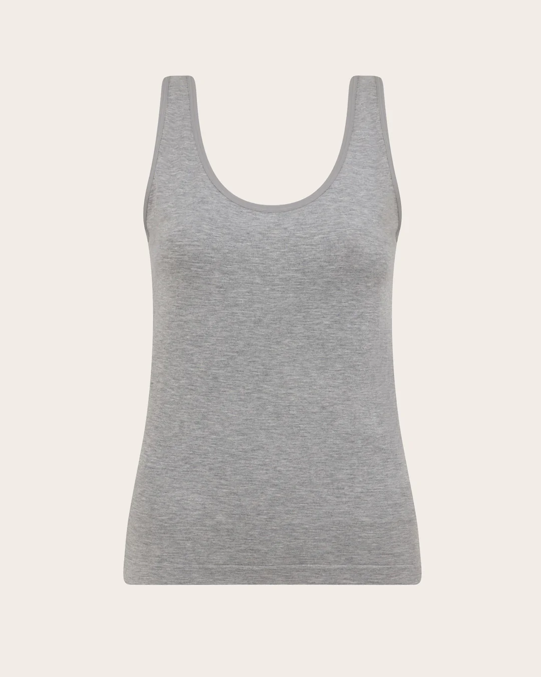 Base Layer Tank Top - Light Grey Marl - Image 13