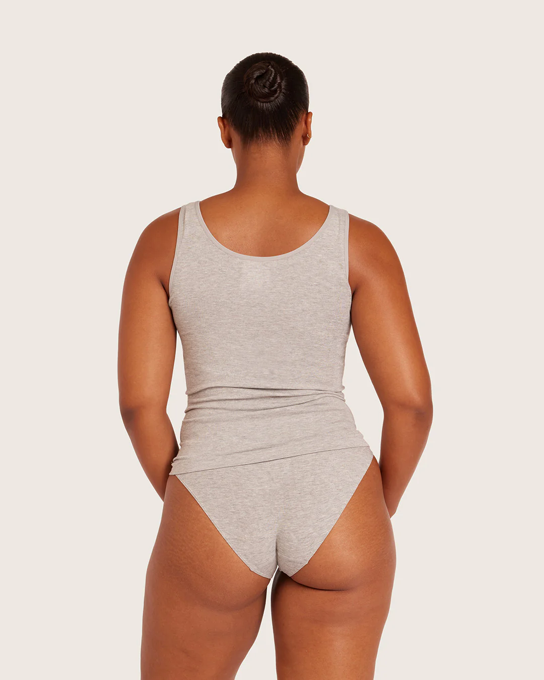 Base Layer Tank Top - Light Grey Marl - Image 7