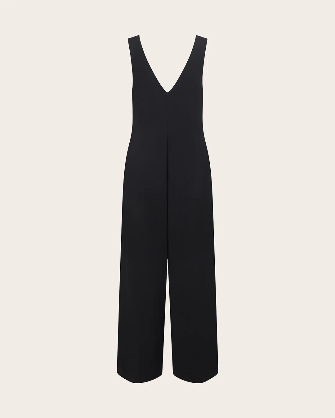 Boat Neck Jumpsuit - Black - Image 21