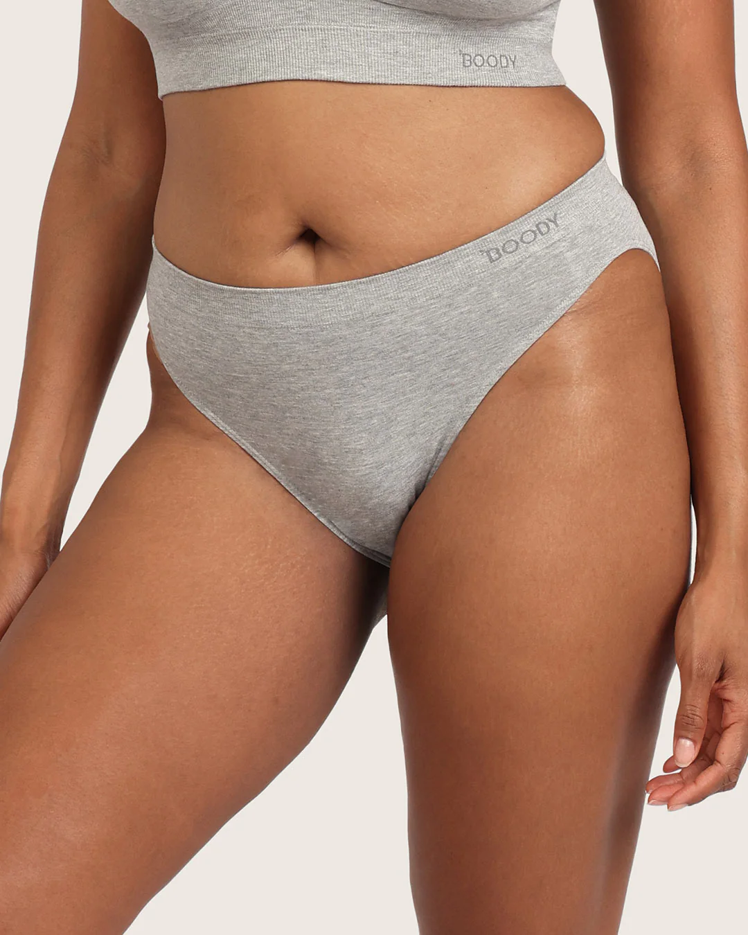 Classic Bikini - Light Grey Marl - Image 9