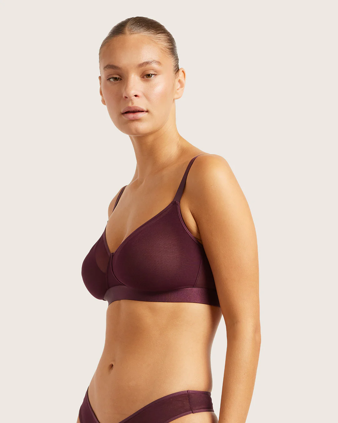 FreeMesh Full Bust Wireless Bra - Fig - Image 4