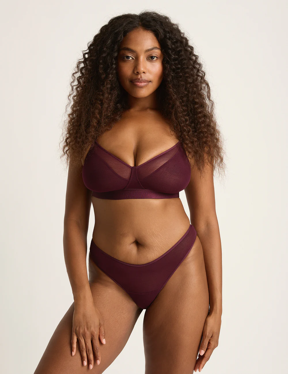 FreeMesh Full Bust Wireless Bra - Fig - Image 6