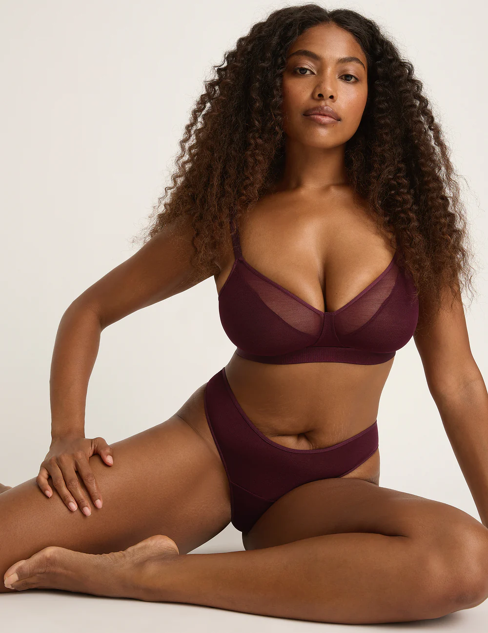 FreeMesh Full Bust Wireless Bra - Fig - Image 8