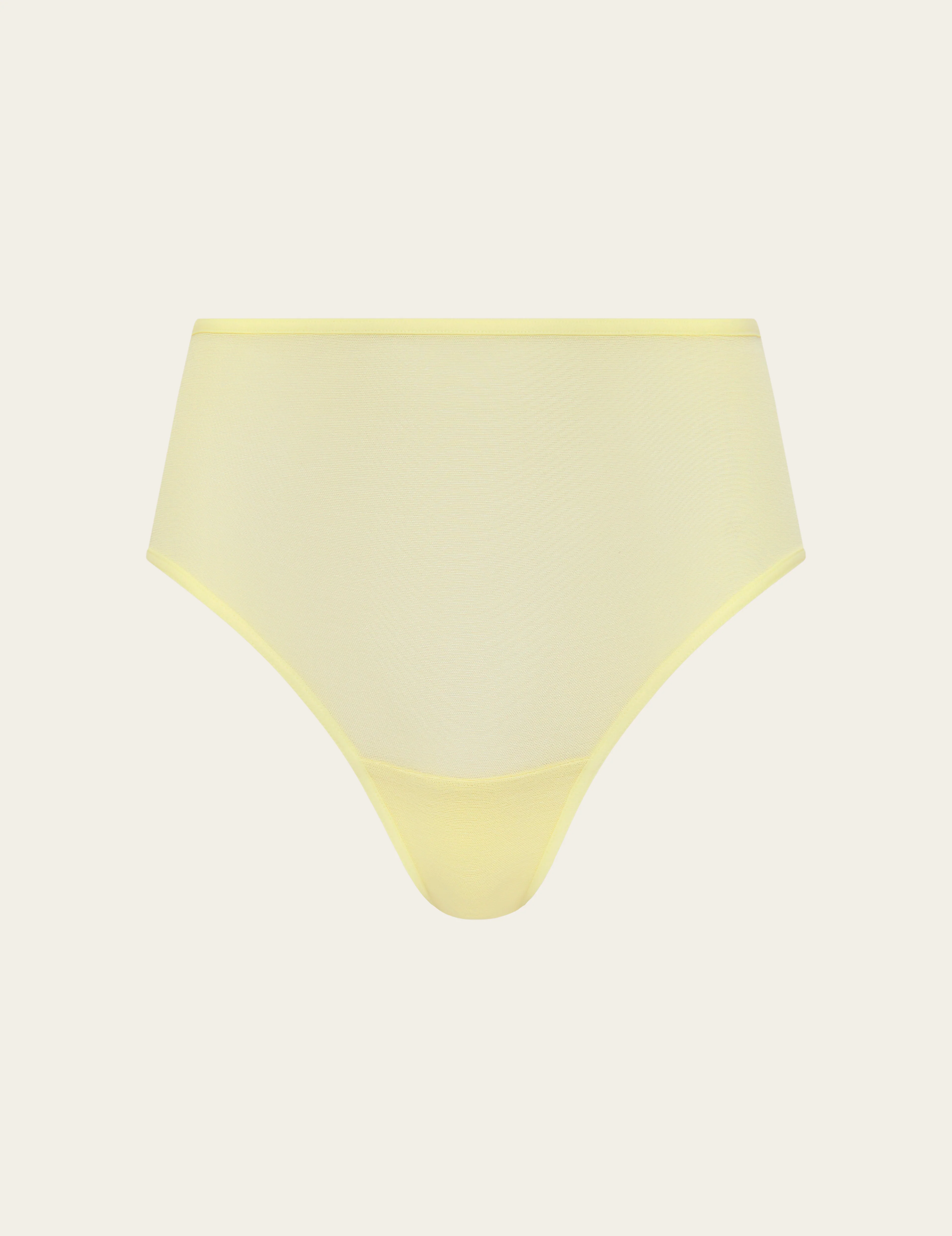 FreeMesh High-Cut Full Briefs - Lemon - Image 9