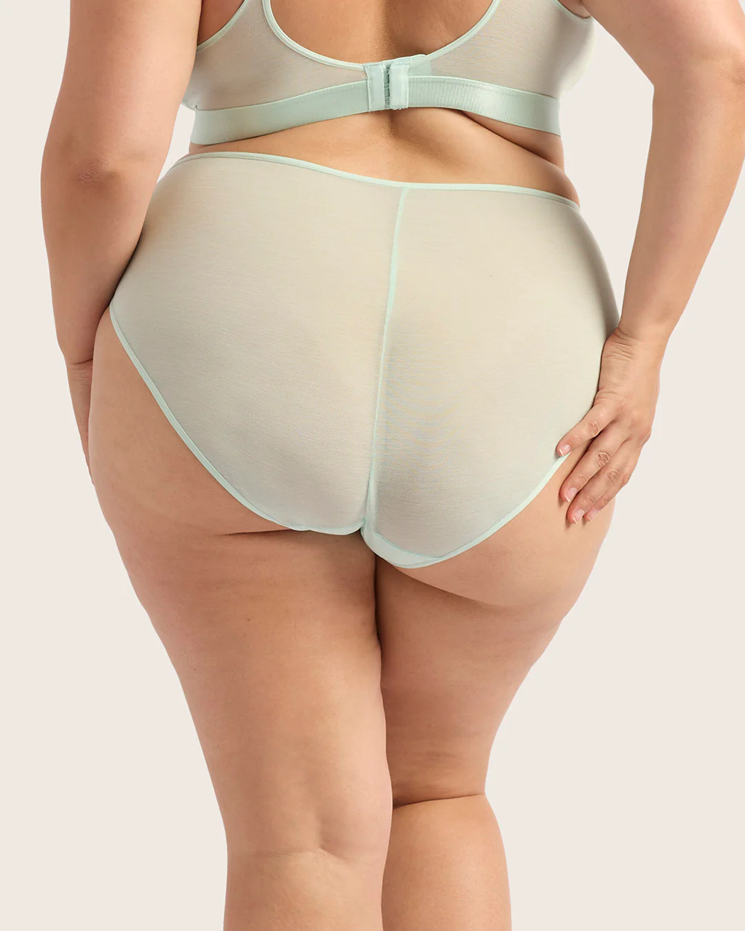 FreeMesh High-Cut Full Briefs - Mint - Image 8