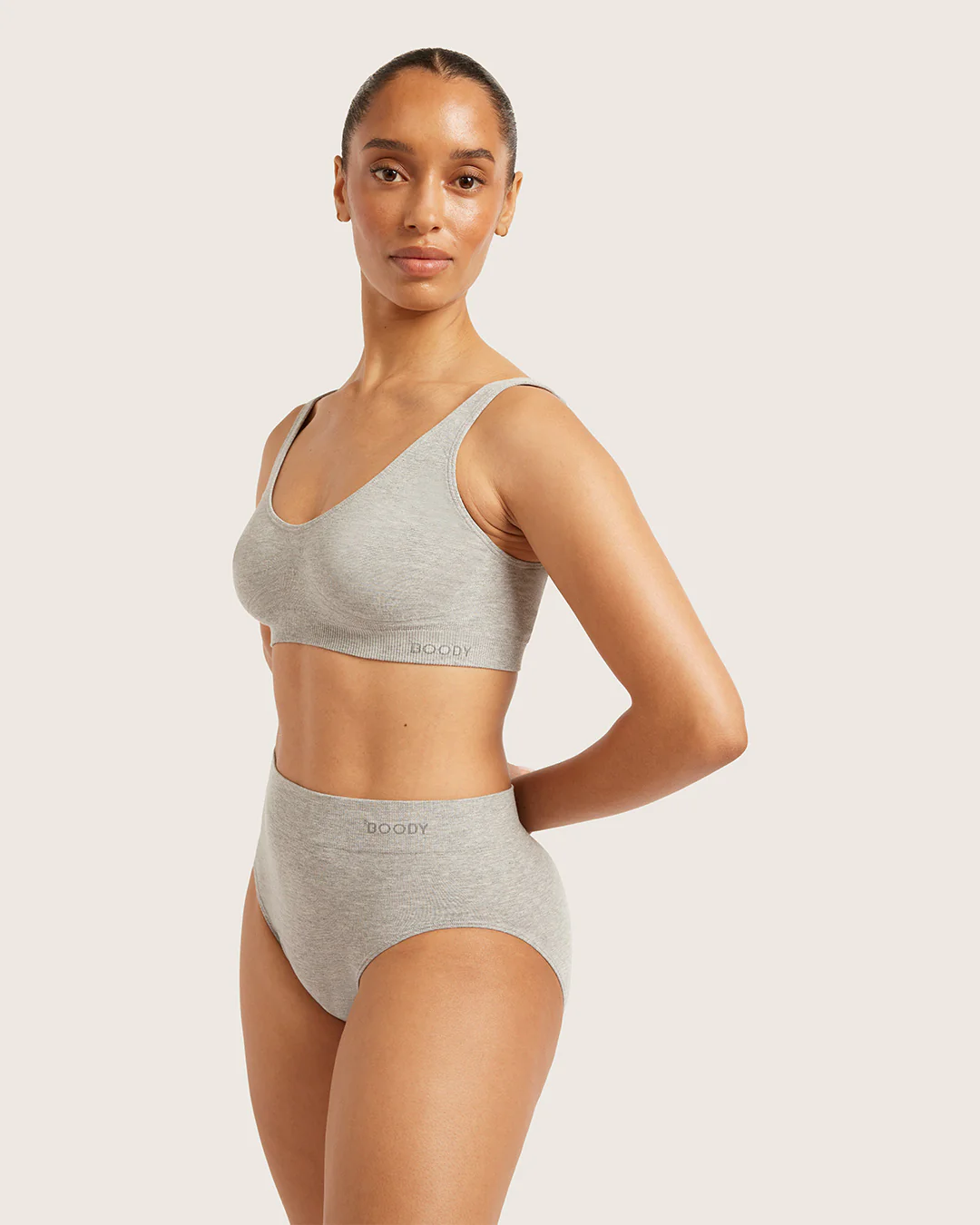Full Briefs - Light Grey Marl - Image 6
