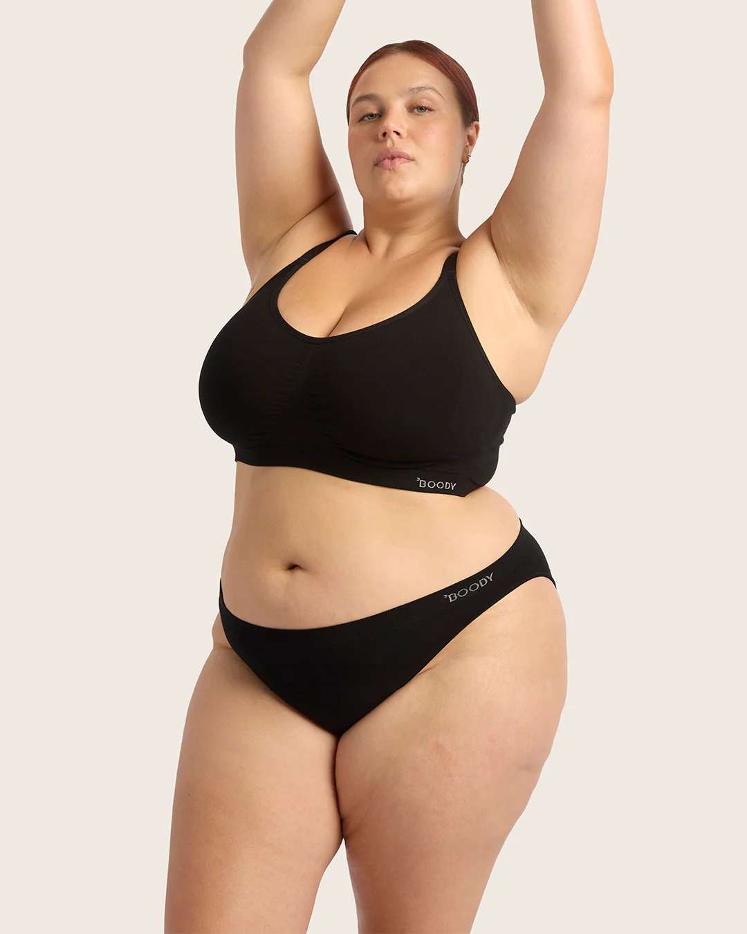 Full Bust Wireless Bra - Black - Image 11