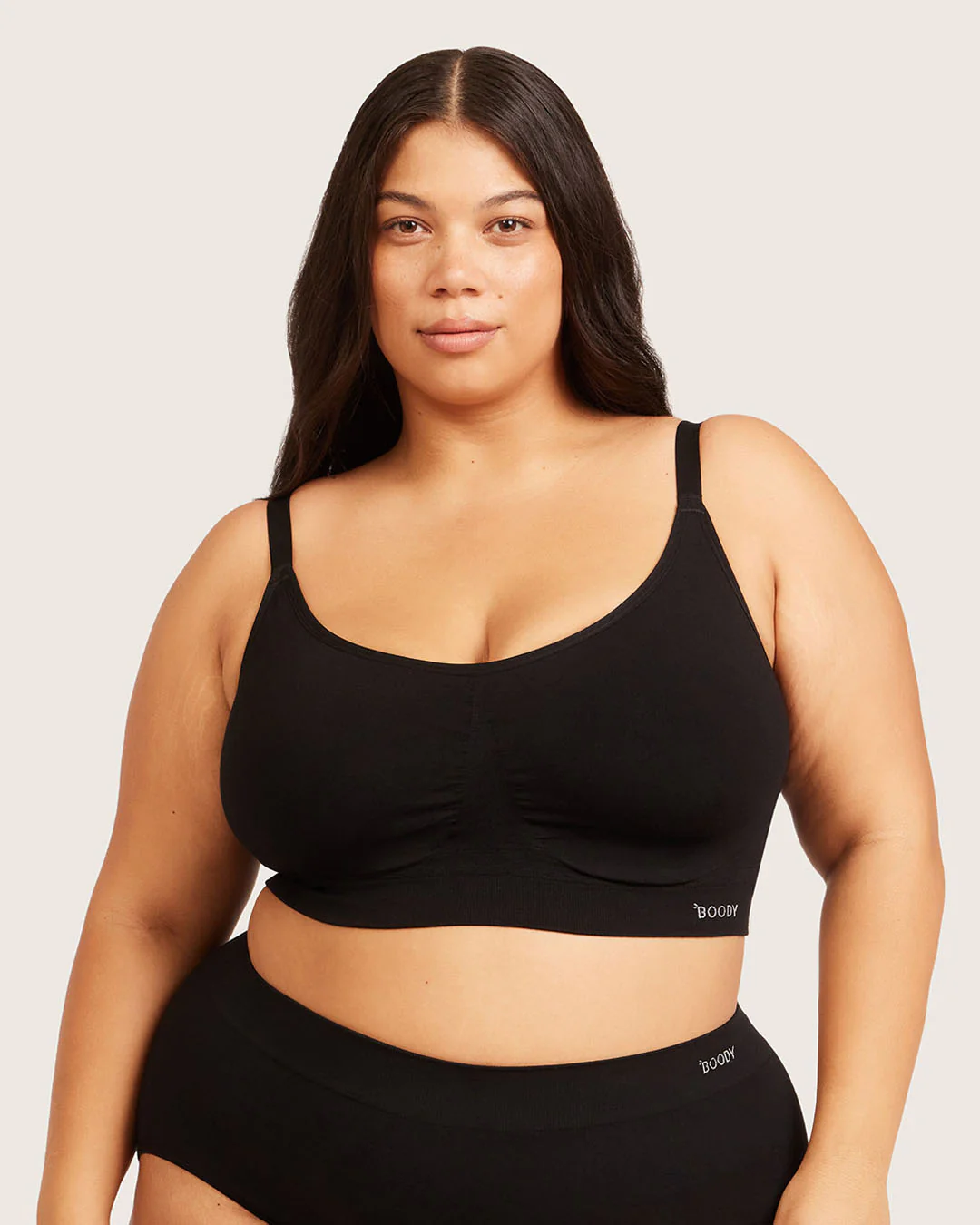 Full Bust Wireless Bra - Black - Image 13