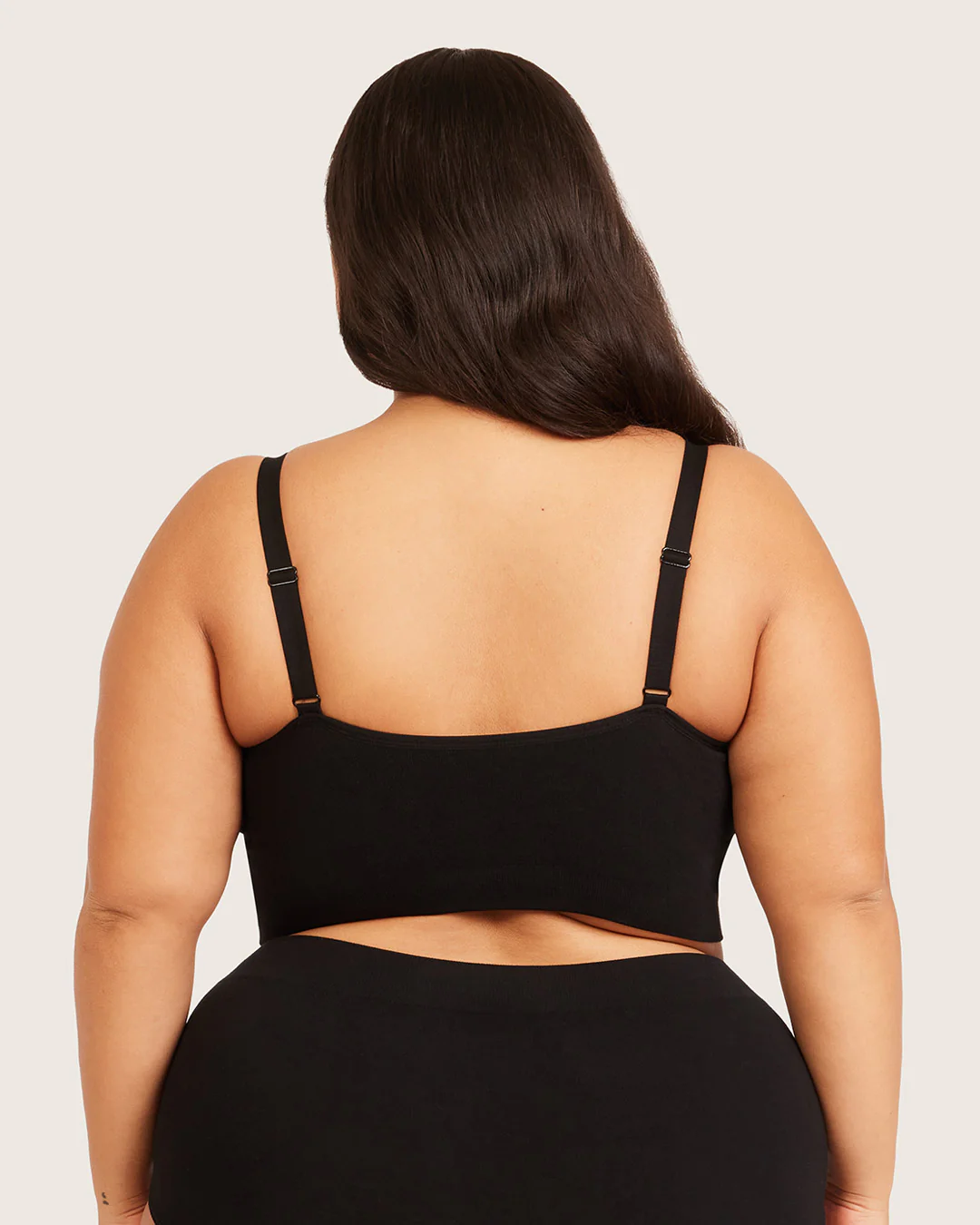 Full Bust Wireless Bra - Black - Image 15