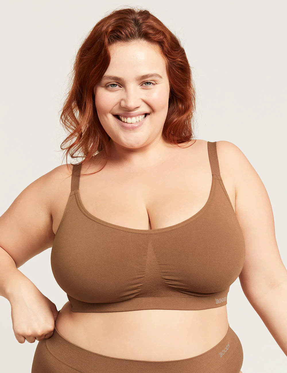 Full Bust Wireless Bra - Maple - Image 11