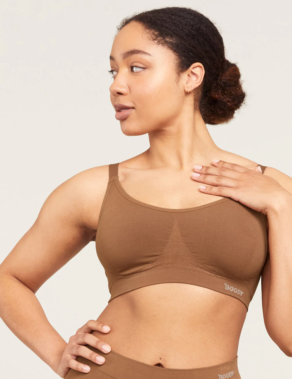 Full Bust Wireless Bra - Maple - Image 7