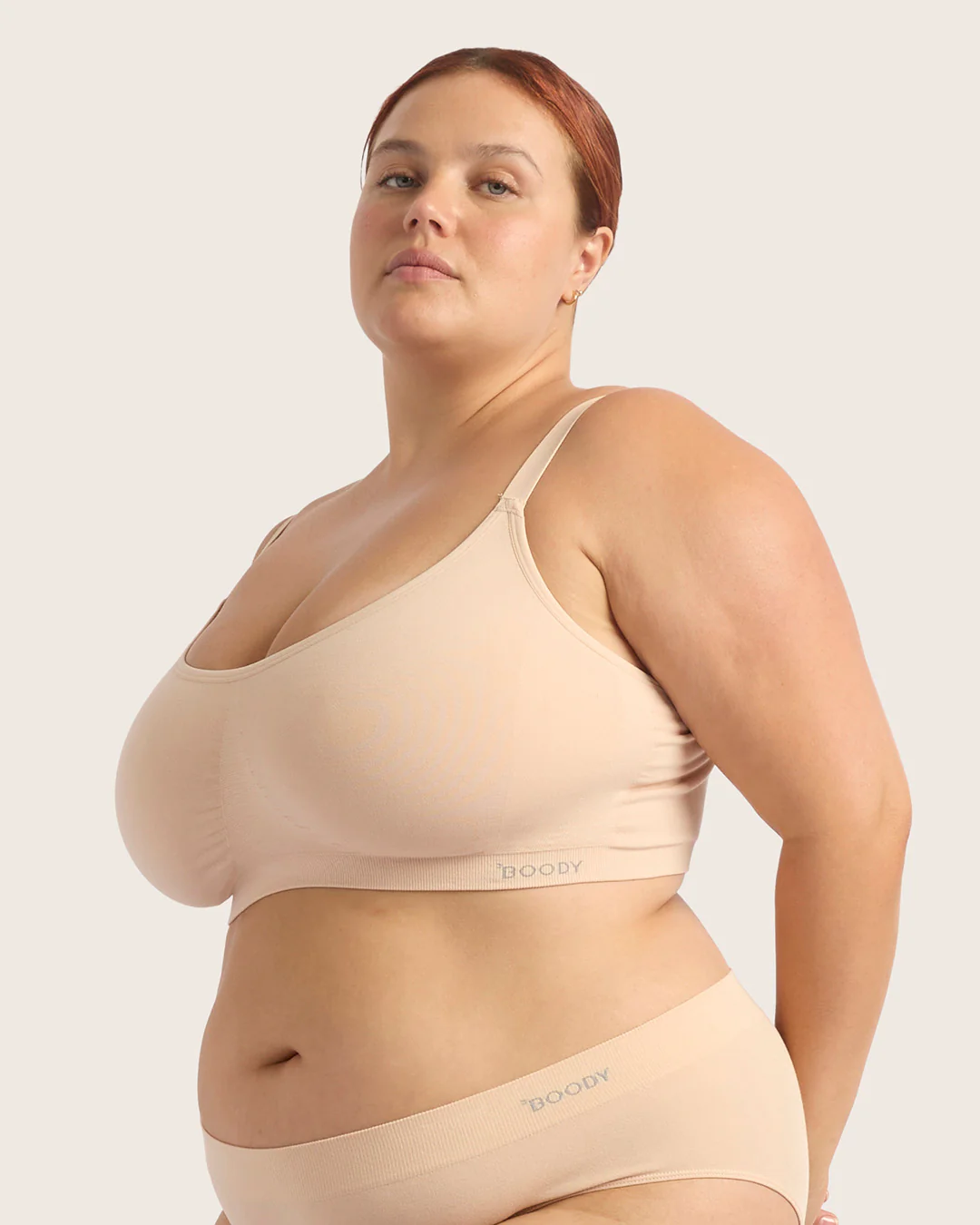Full Bust Wireless Bra - Shell - Image 12