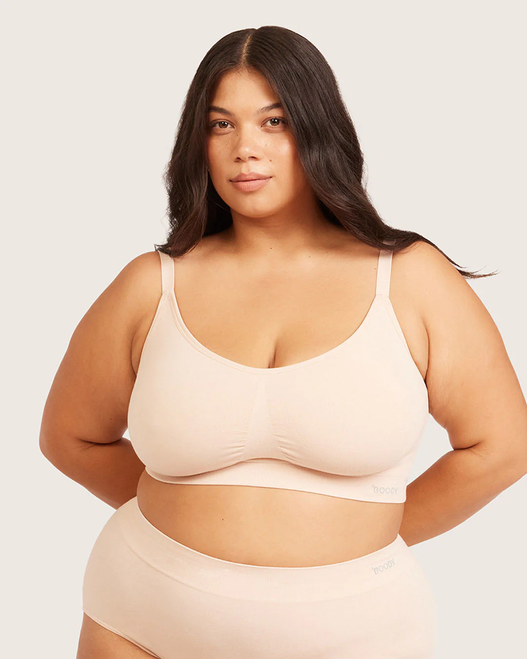 Full Bust Wireless Bra - Shell - Image 13