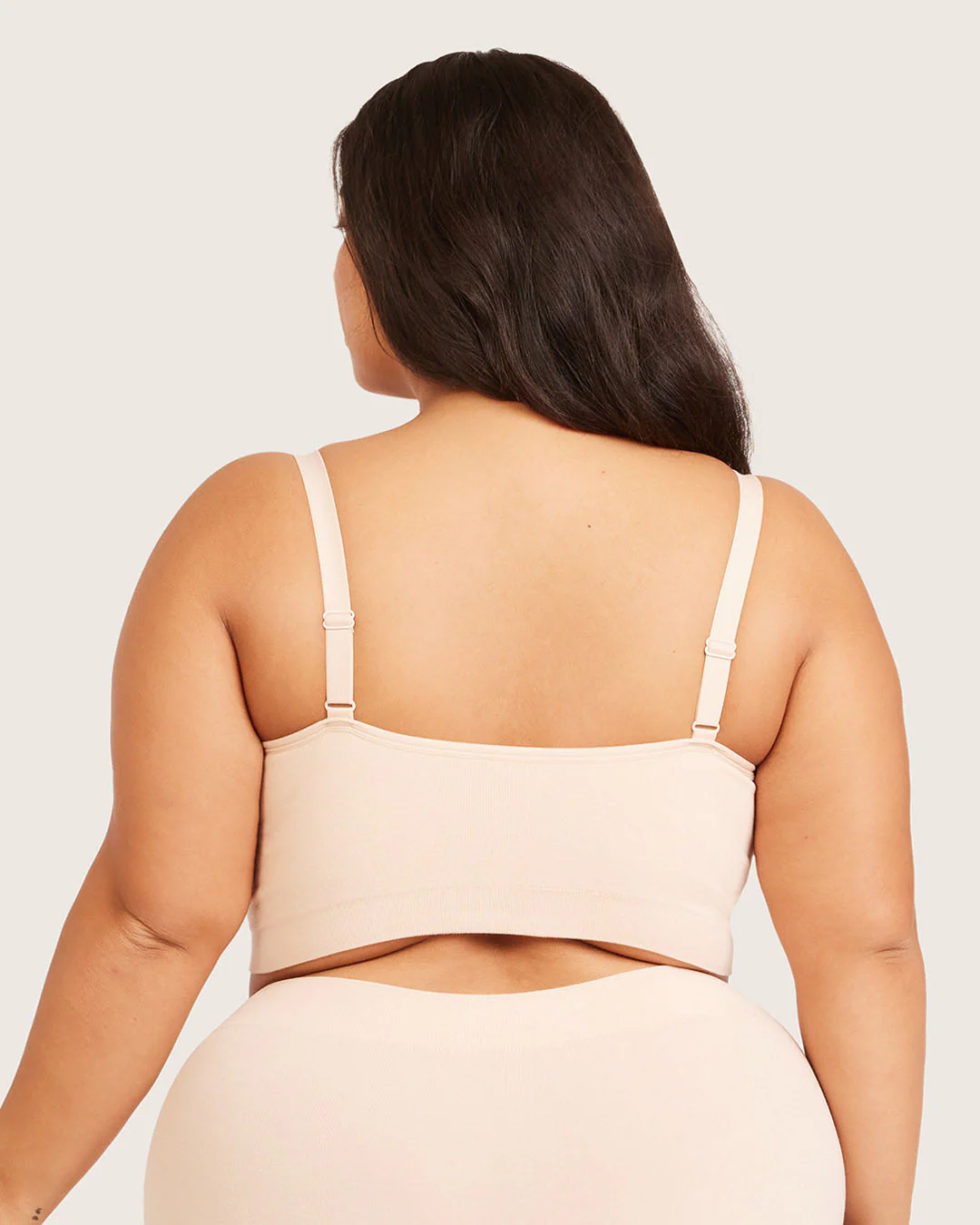 Full Bust Wireless Bra - Shell - Image 15