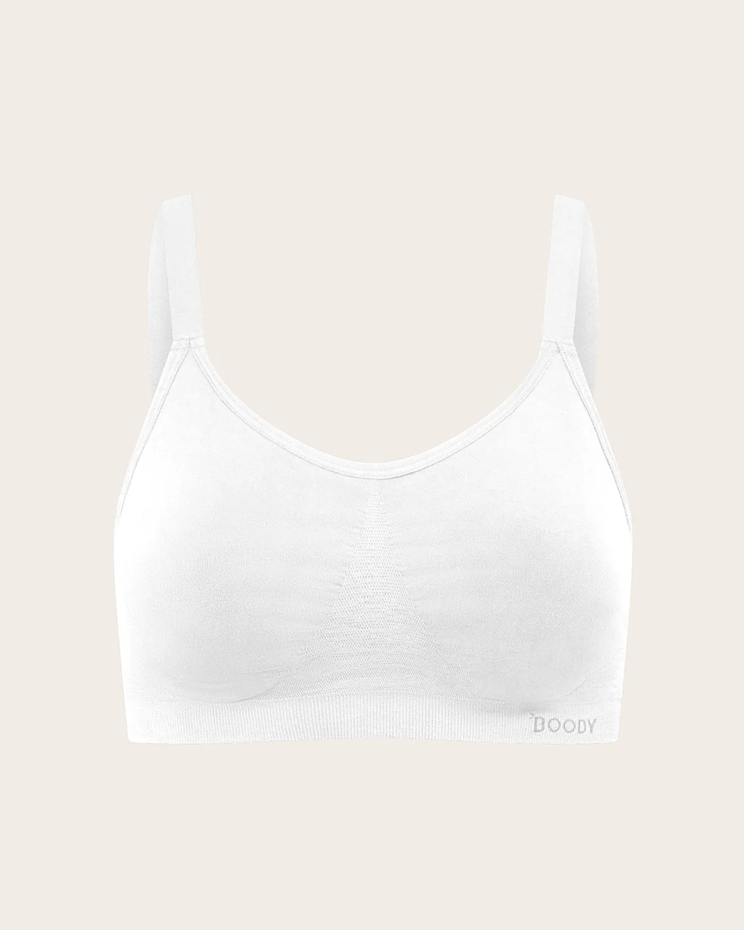 Full Bust Wireless Bra - White - Image 11