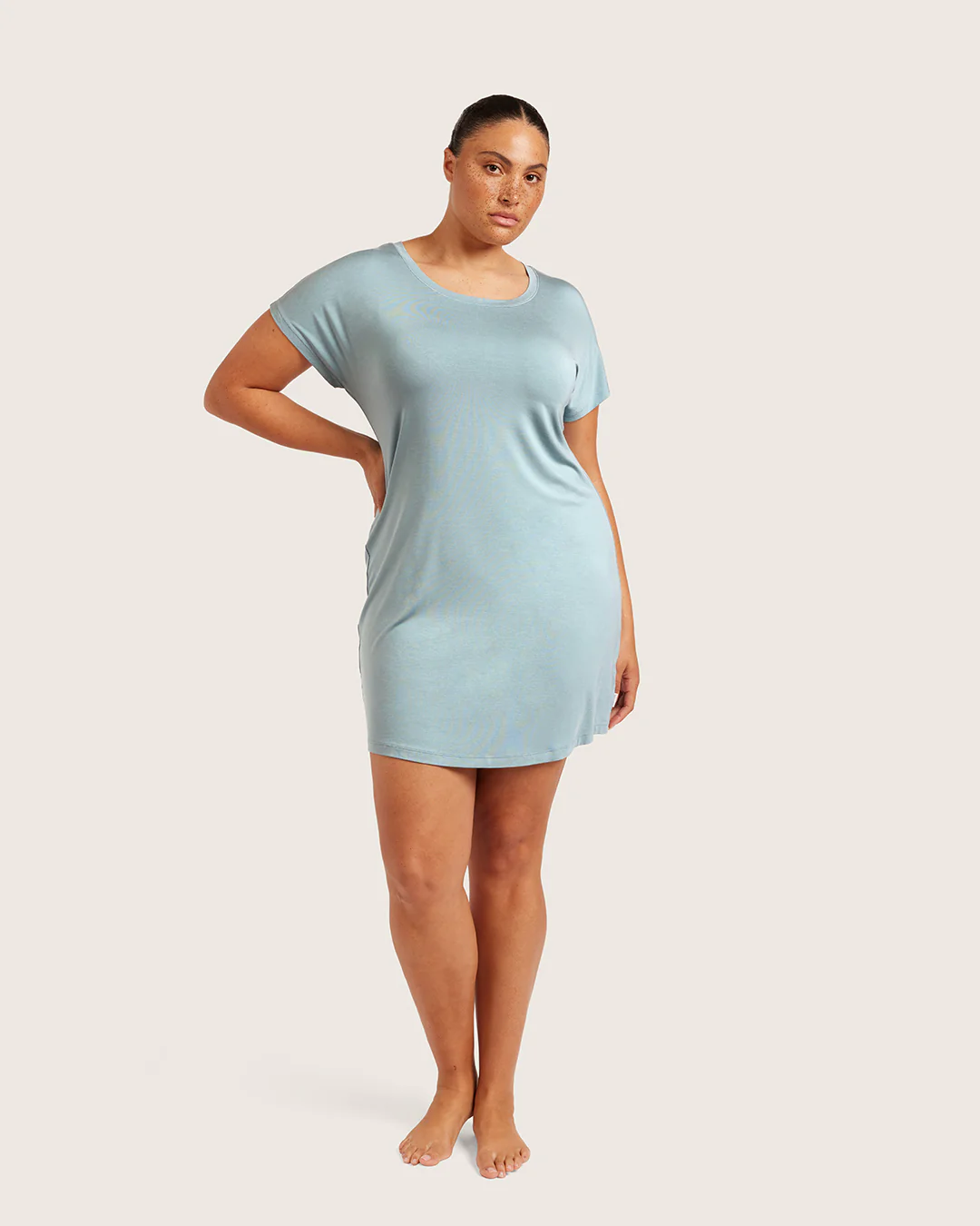 Goodnight Nightdress - Mineral Blue - Image 11
