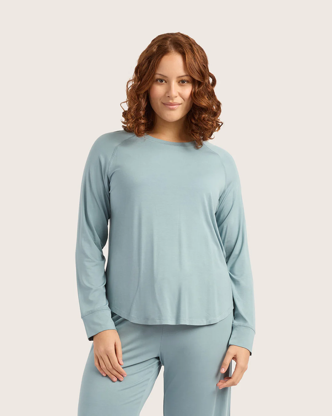 Goodnight Raglan Sleep Top - Mineral Blue - Image 10