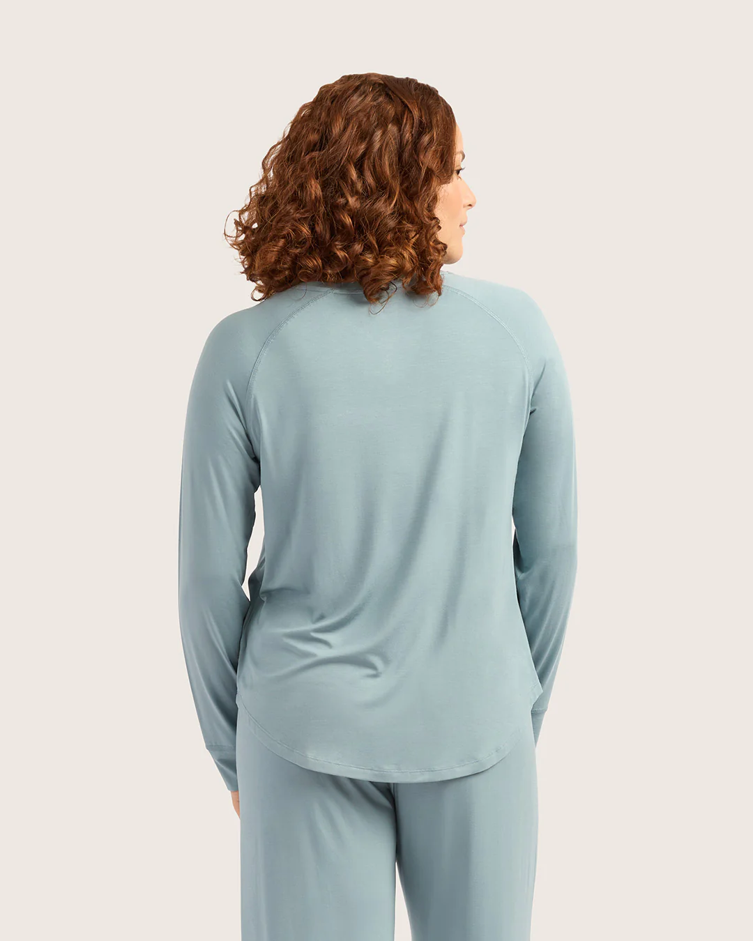 Goodnight Raglan Sleep Top - Mineral Blue - Image 11