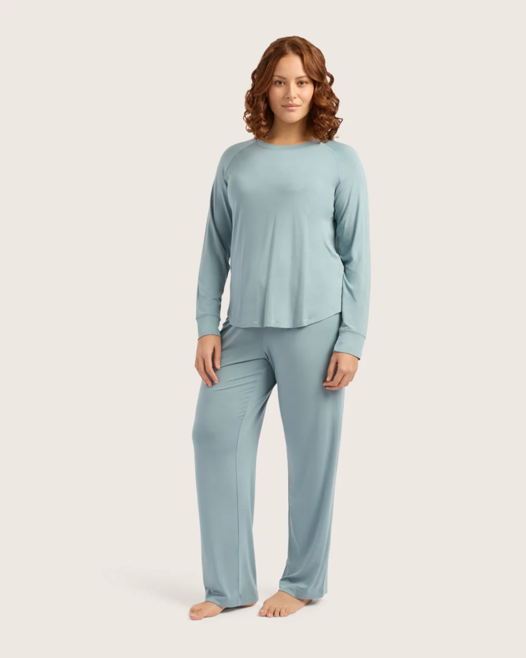 Goodnight Raglan Sleep Top - Mineral Blue - Image 19