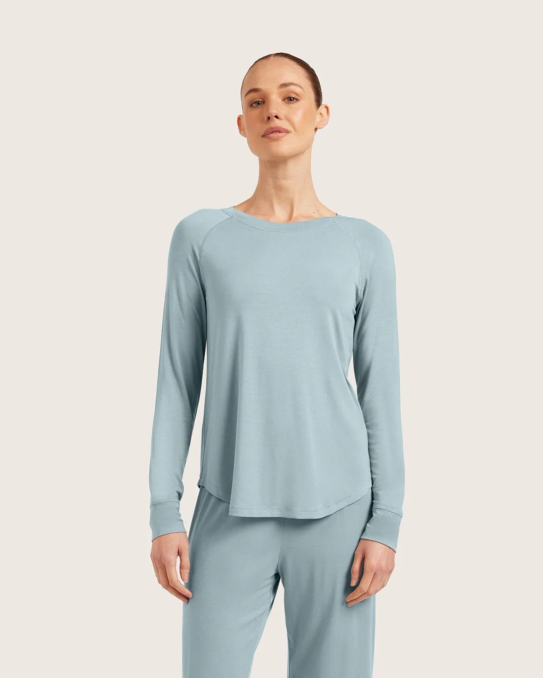 Goodnight Raglan Sleep Top - Mineral Blue - Image 2