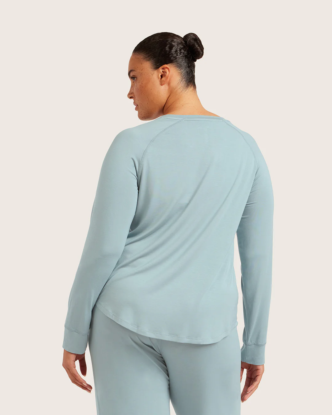 Goodnight Raglan Sleep Top - Mineral Blue - Image 6