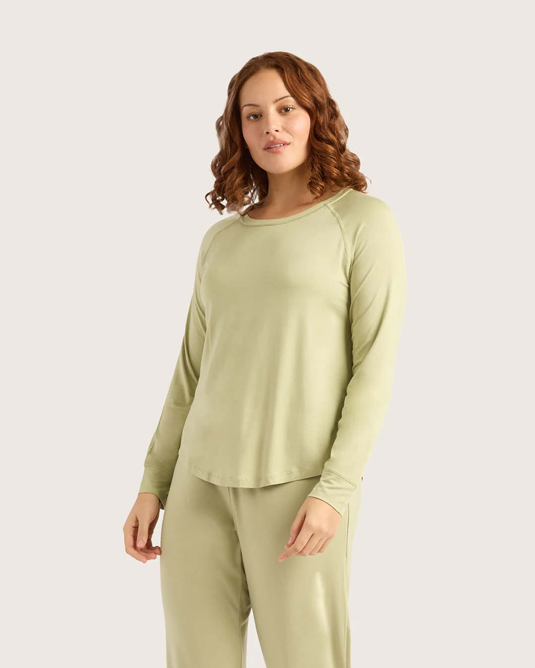 Goodnight Raglan Sleep Top - Sage - Image 3