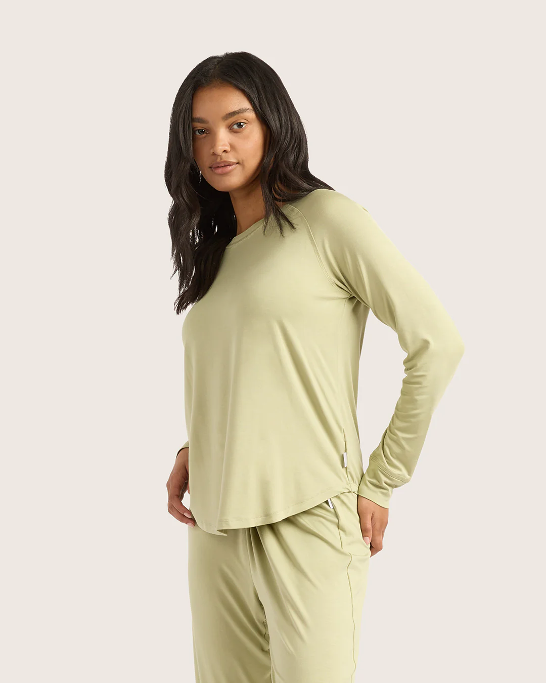 Goodnight Raglan Sleep Top - Sage - Image 9