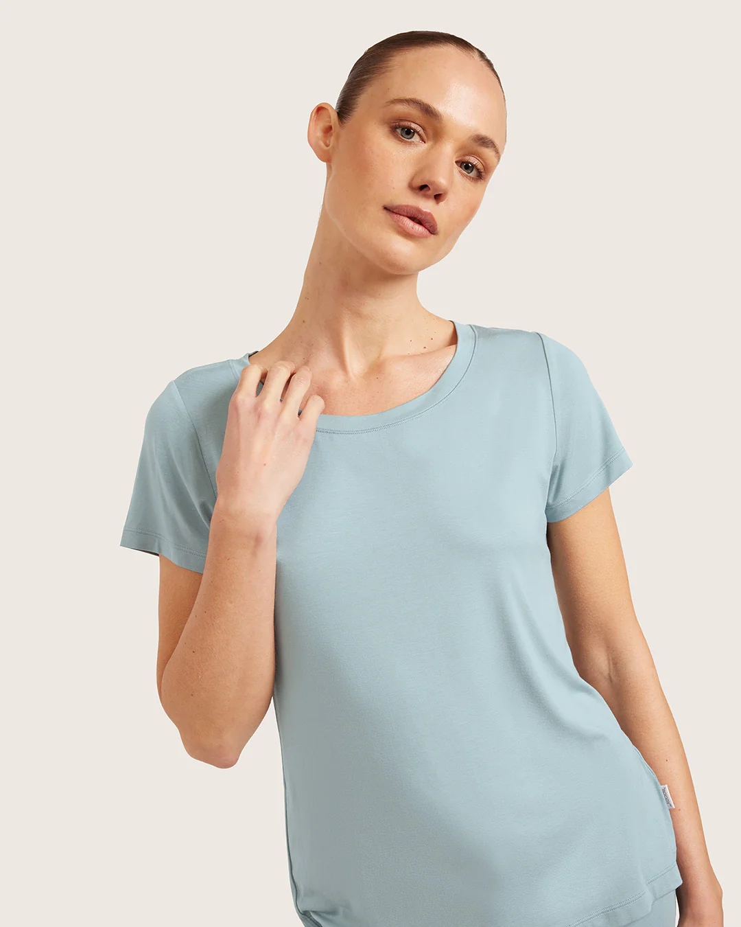 Goodnight Sleep Tee - Mineral Blue - Image 4