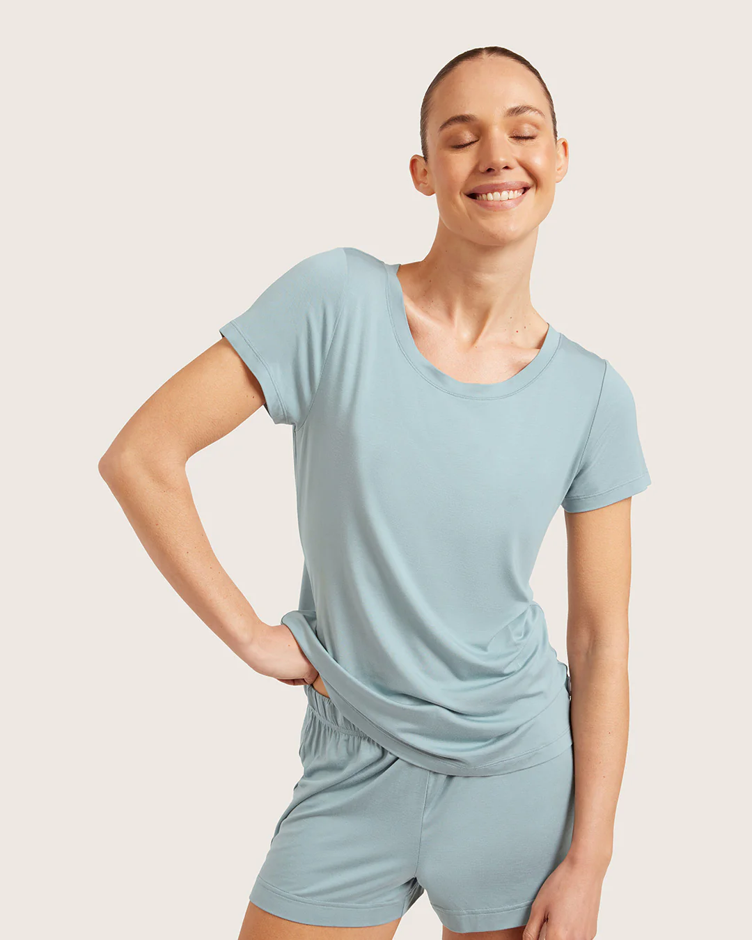 Goodnight Sleep Tee - Mineral Blue - Image 5