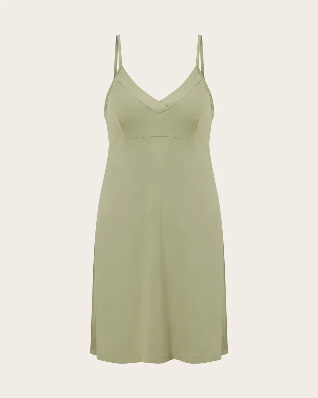 Goodnight Slip Sleep Dress - Sage - Image 14