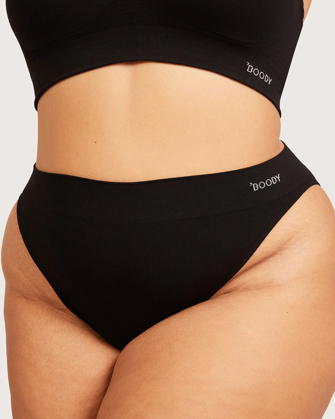 High Cut Full Briefs - Black - Image 17