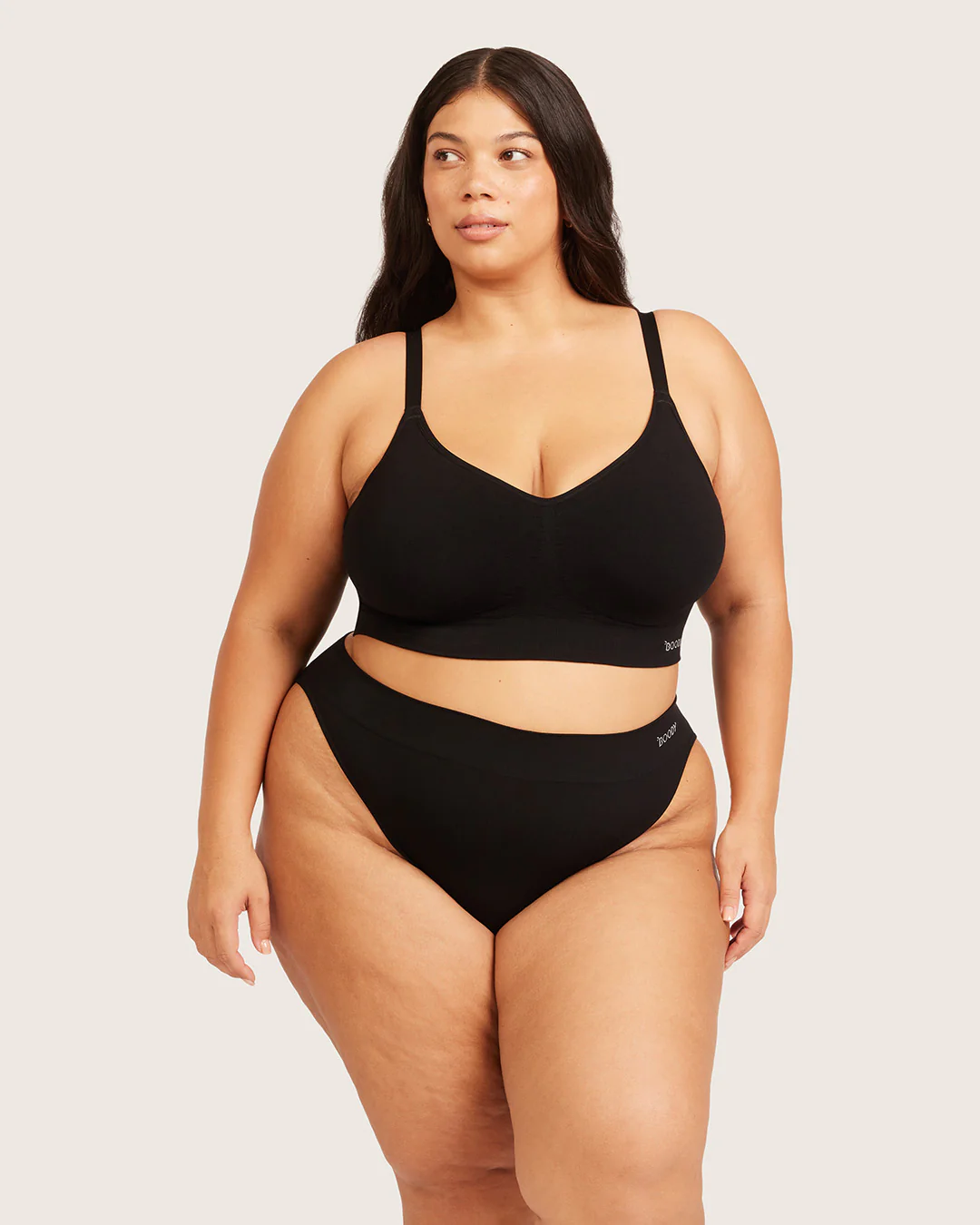High Cut Full Briefs - Black - Image 18