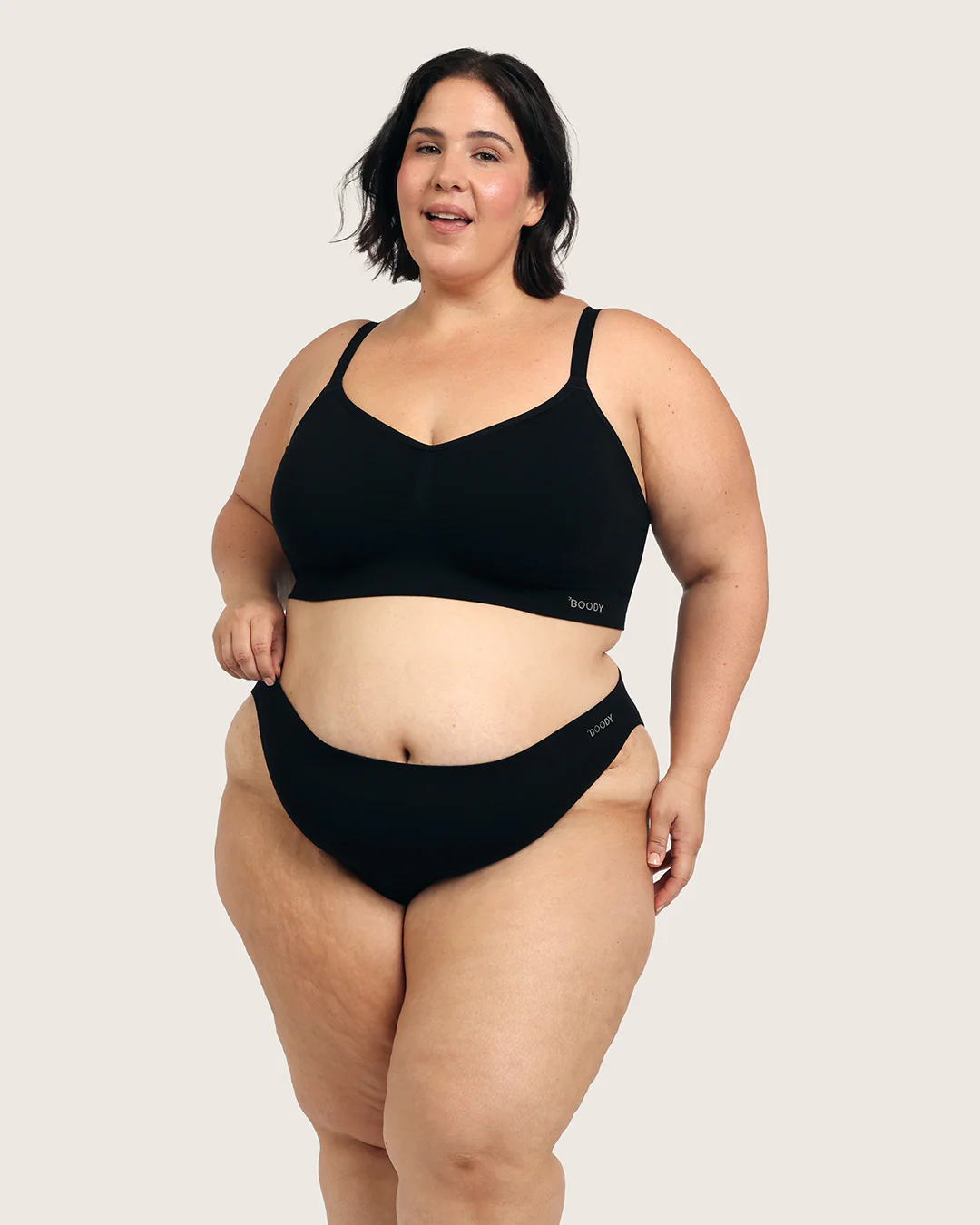 High Cut Full Briefs - Black - Image 24
