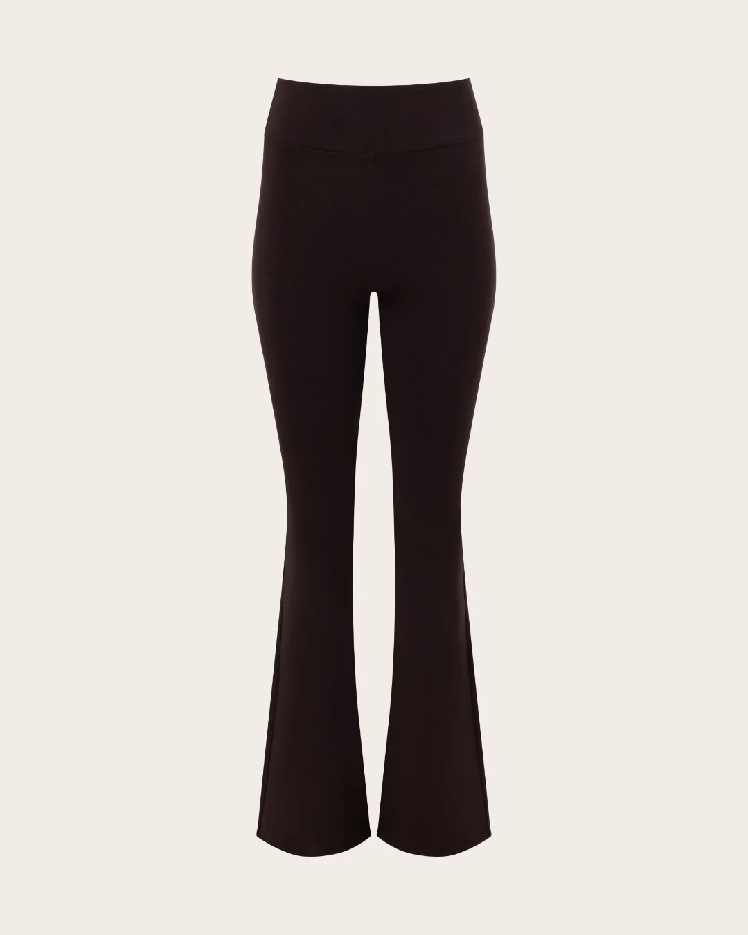 High Waist Flare Pants - Regular - Carob - Image 13