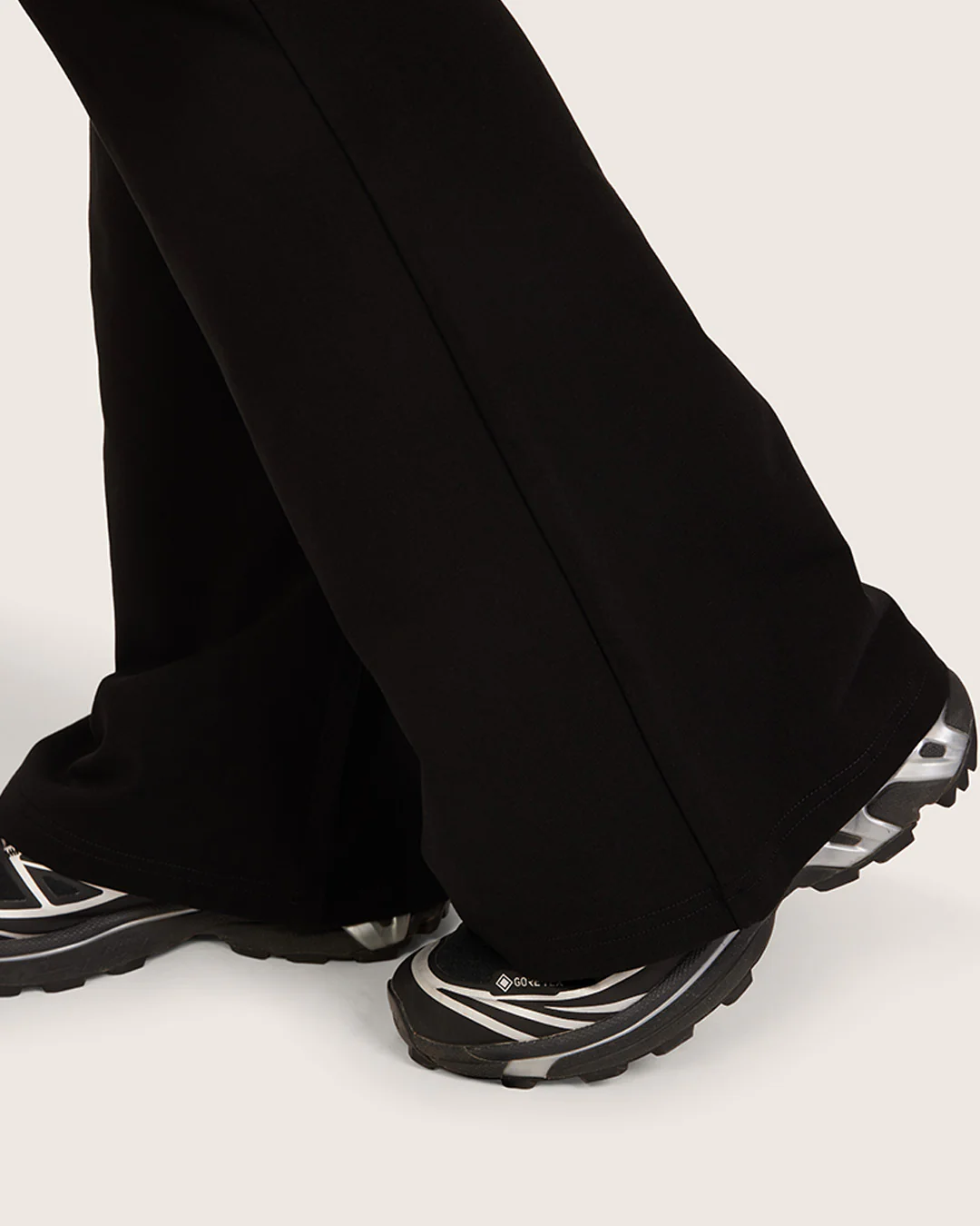 High Waist Flare Pants - Short - Black - Image 11