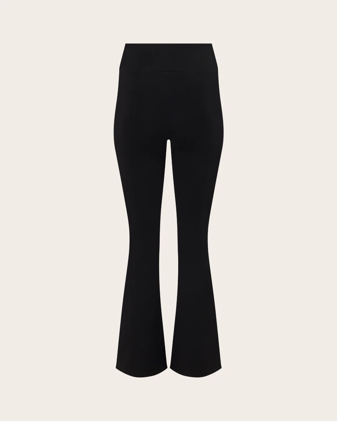 High Waist Flare Pants - Short - Black - Image 12