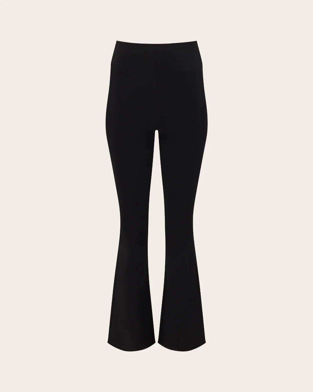 High Waist Flare Pants - Short - Black - Image 13