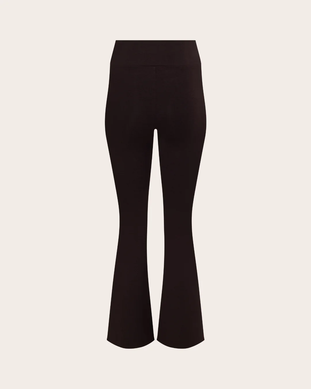 High Waist Flare Pants - Short - Carob - Image 14