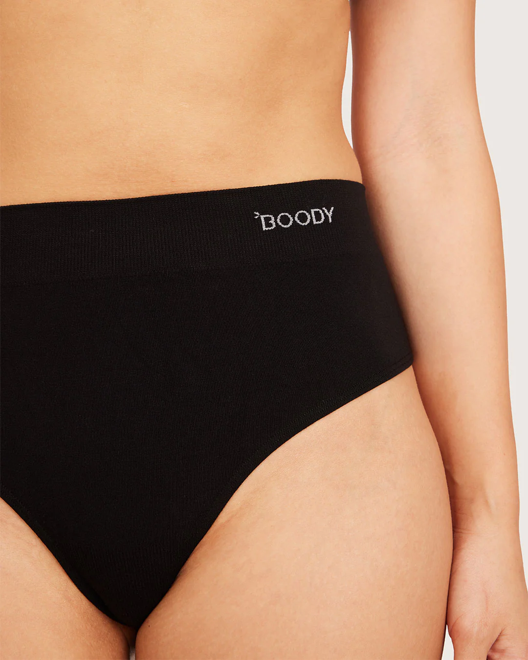 High Waist G-String - Black - Image 10