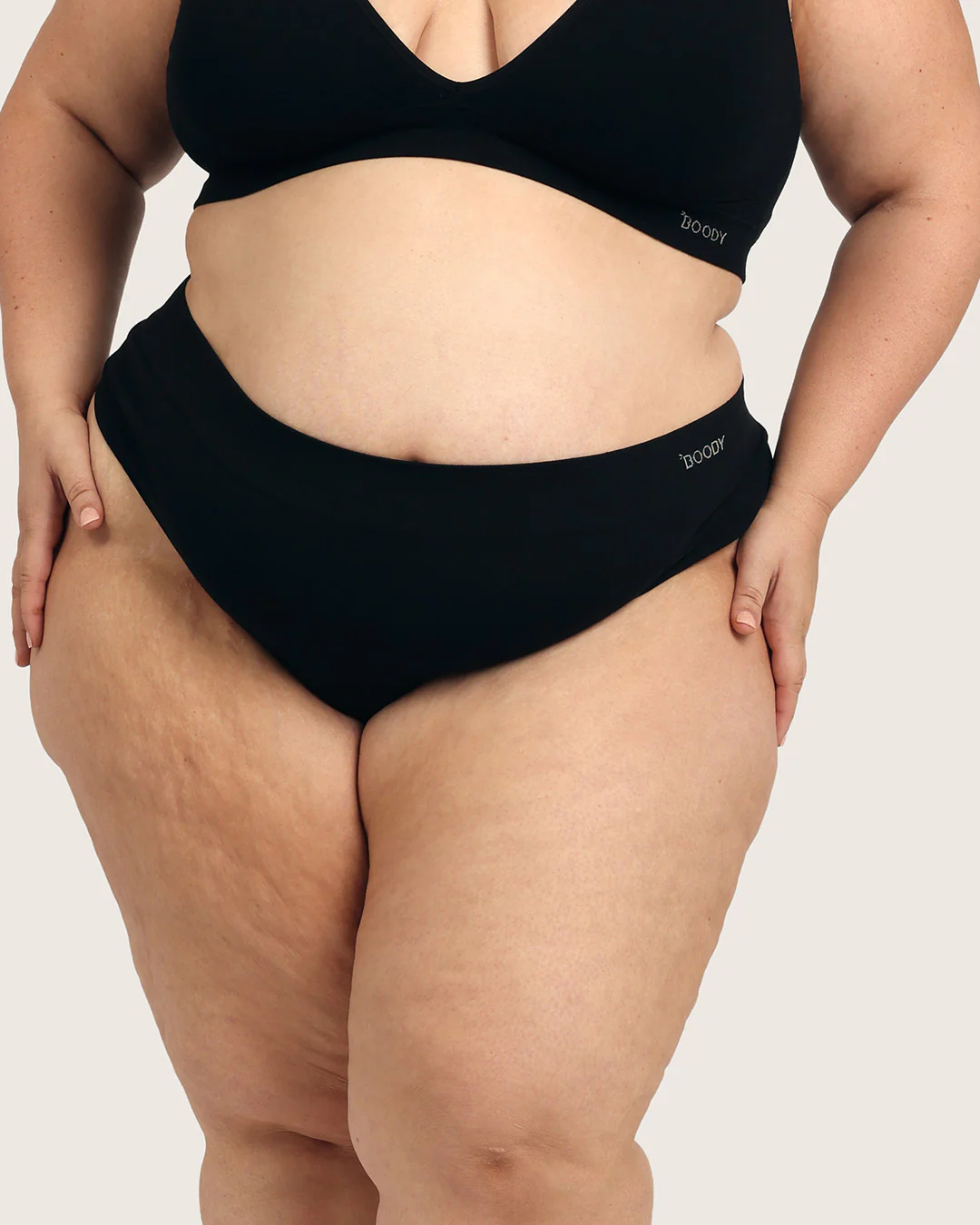 High Waist G-String - Black - Image 13