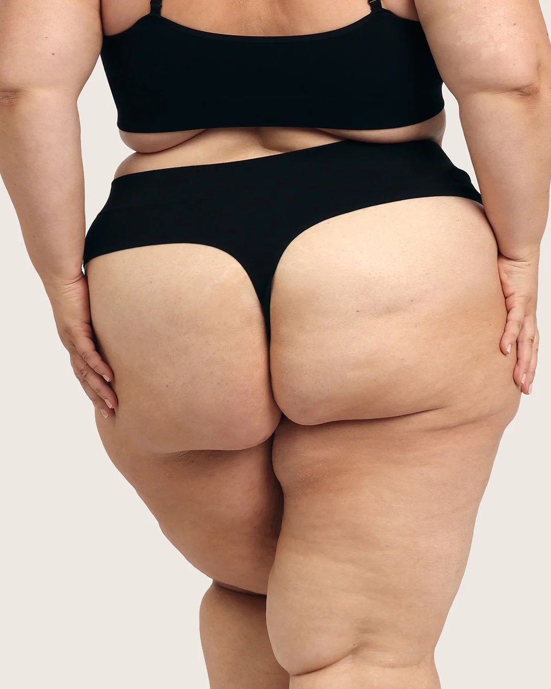 High Waist G-String - Black - Image 14