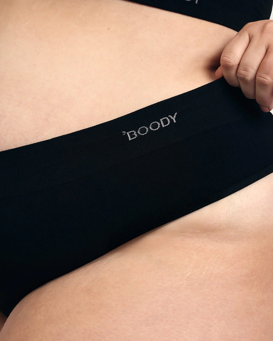 High Waist G-String - Black - Image 16