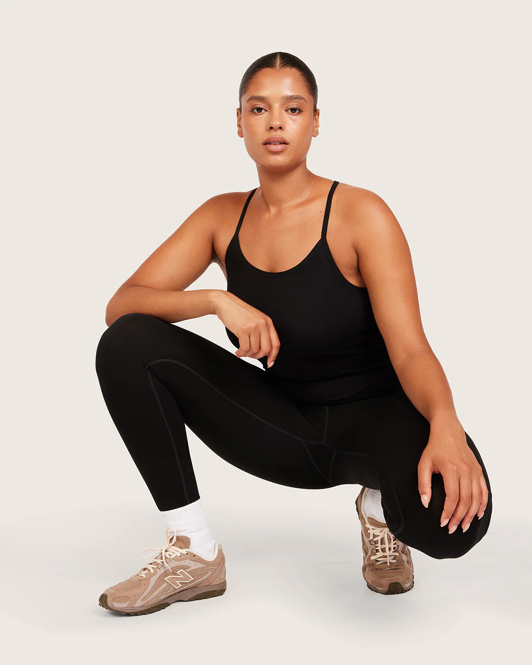 High Waist Leggings with Pocket - Black - Image 14